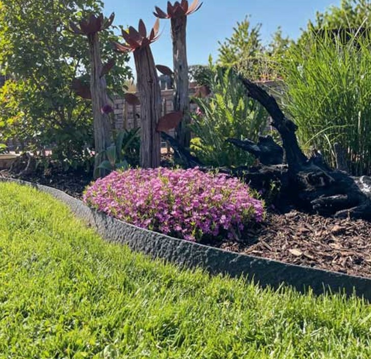 Gartenbau mit recycling kunststoff