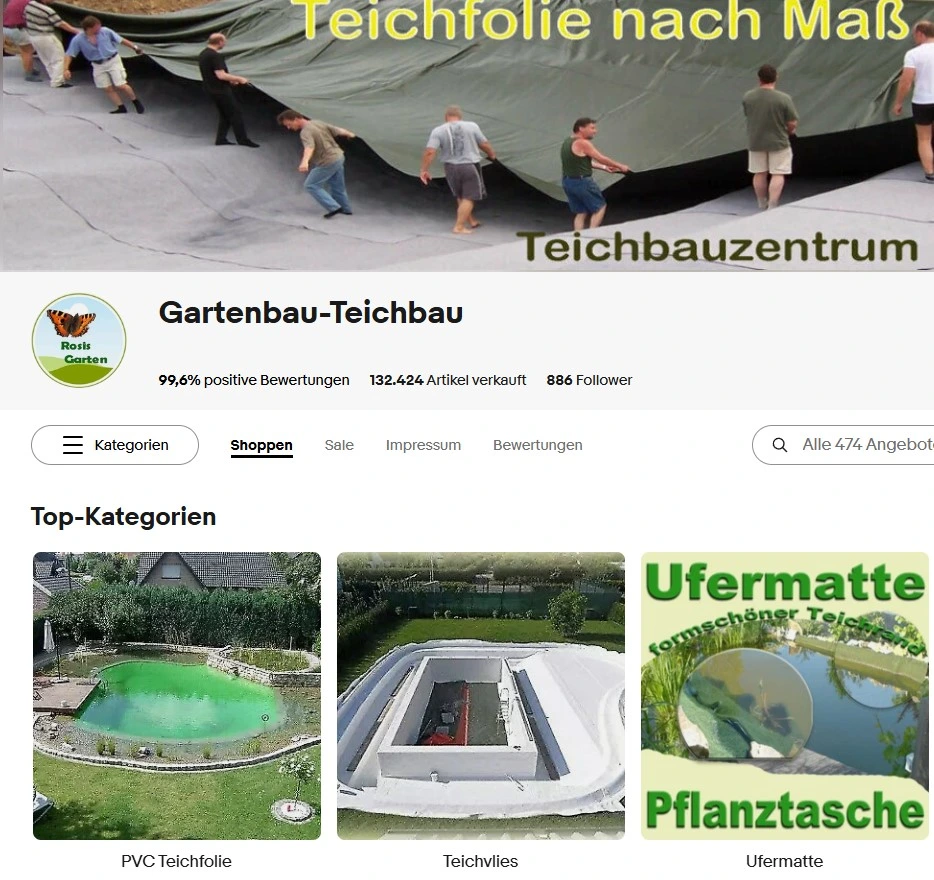 Ebay Shop Rosis Garten