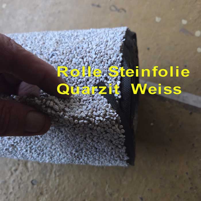 Steinfolie Quarzit Rolle