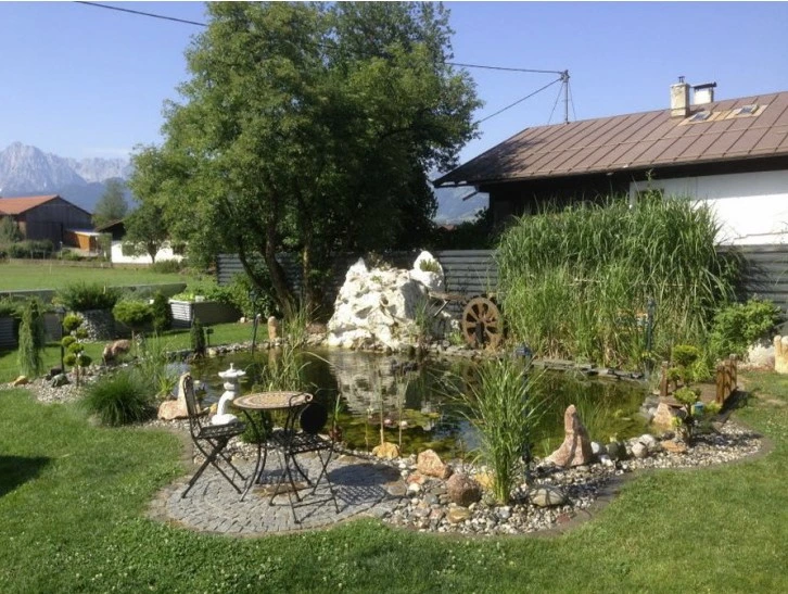 Gartenteich Standortwahl im Garten – sonnige und halbschattige Lage