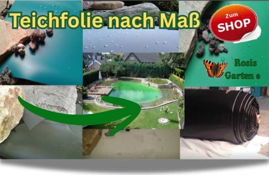 Schop Katergorie Teichfolie Maßanfertigung und Verschweißung