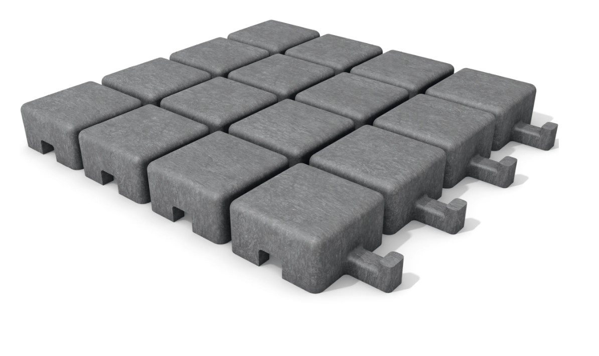 Kunststoff-Pflastersteine
