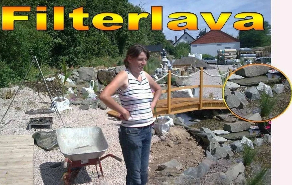 Filterlava für den Schwimmteich