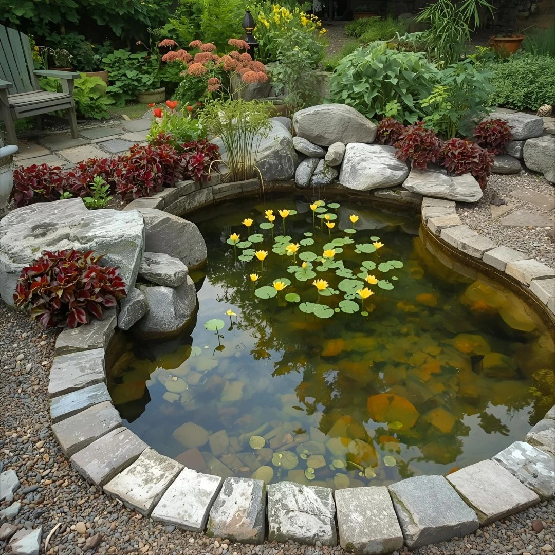 Zu flach geplanter Gartenteich