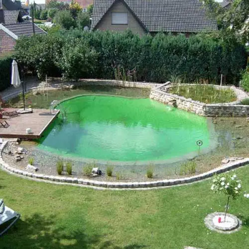 Teichfolie Farbe Maigrün für ein schwimmteich