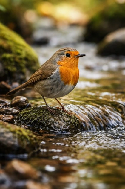 Ein Bachlauf lockt Vögel, Libellen, Frösche und nützliche Insekten an
