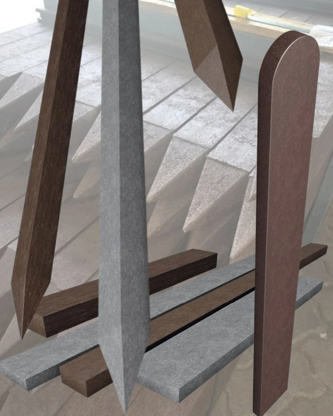 Materialien für den Zaunbau aus Recyclingkunststoff