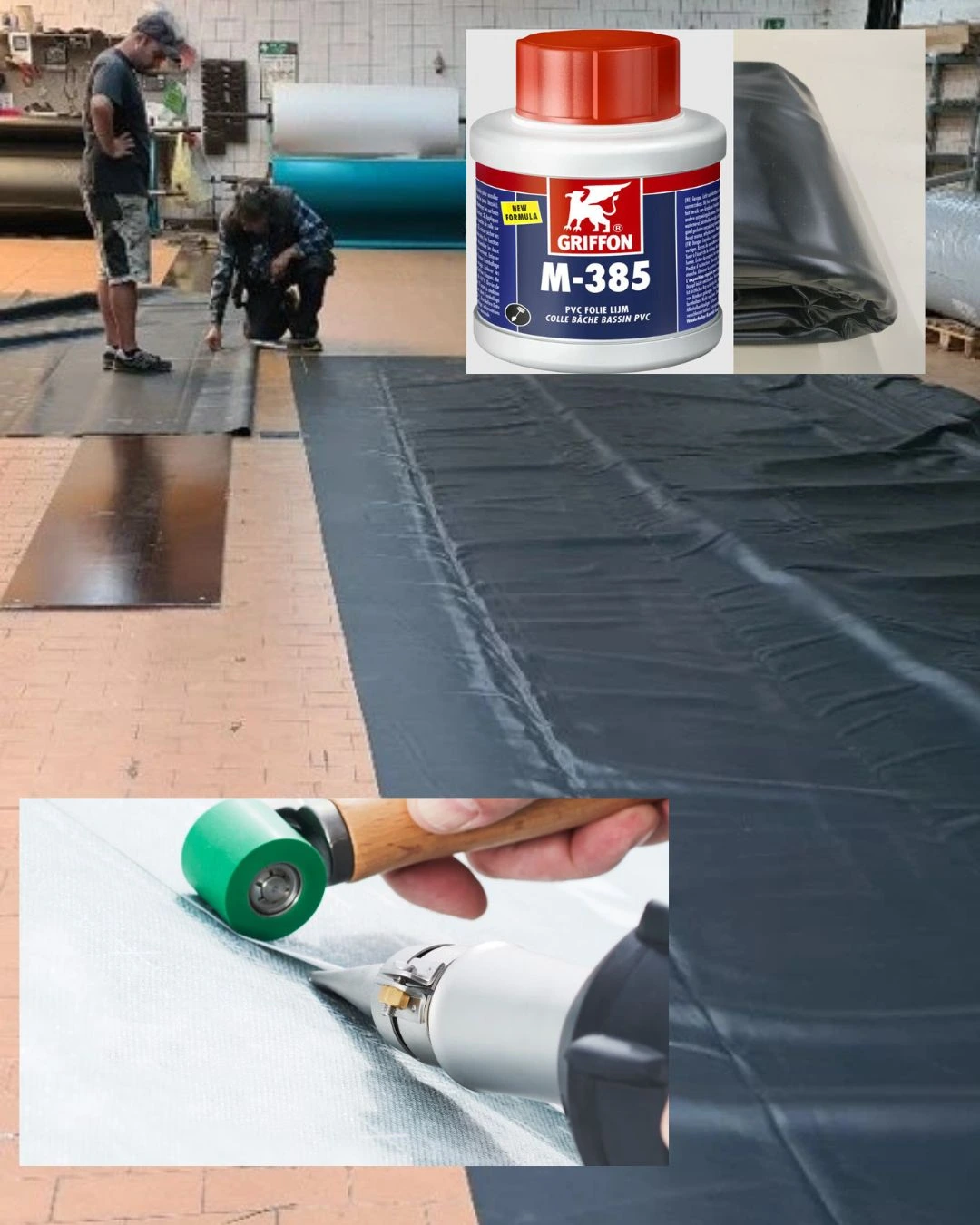 Zubehör Teichfolie Schweißen und Kleben